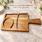 Daska za serviranje i ketering 400 x 170 x 20 mm