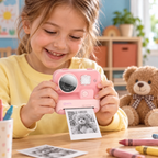 DečiJa kamera sa štampačem, 2" IPS LCD, 720p, microSD DV200 Pink