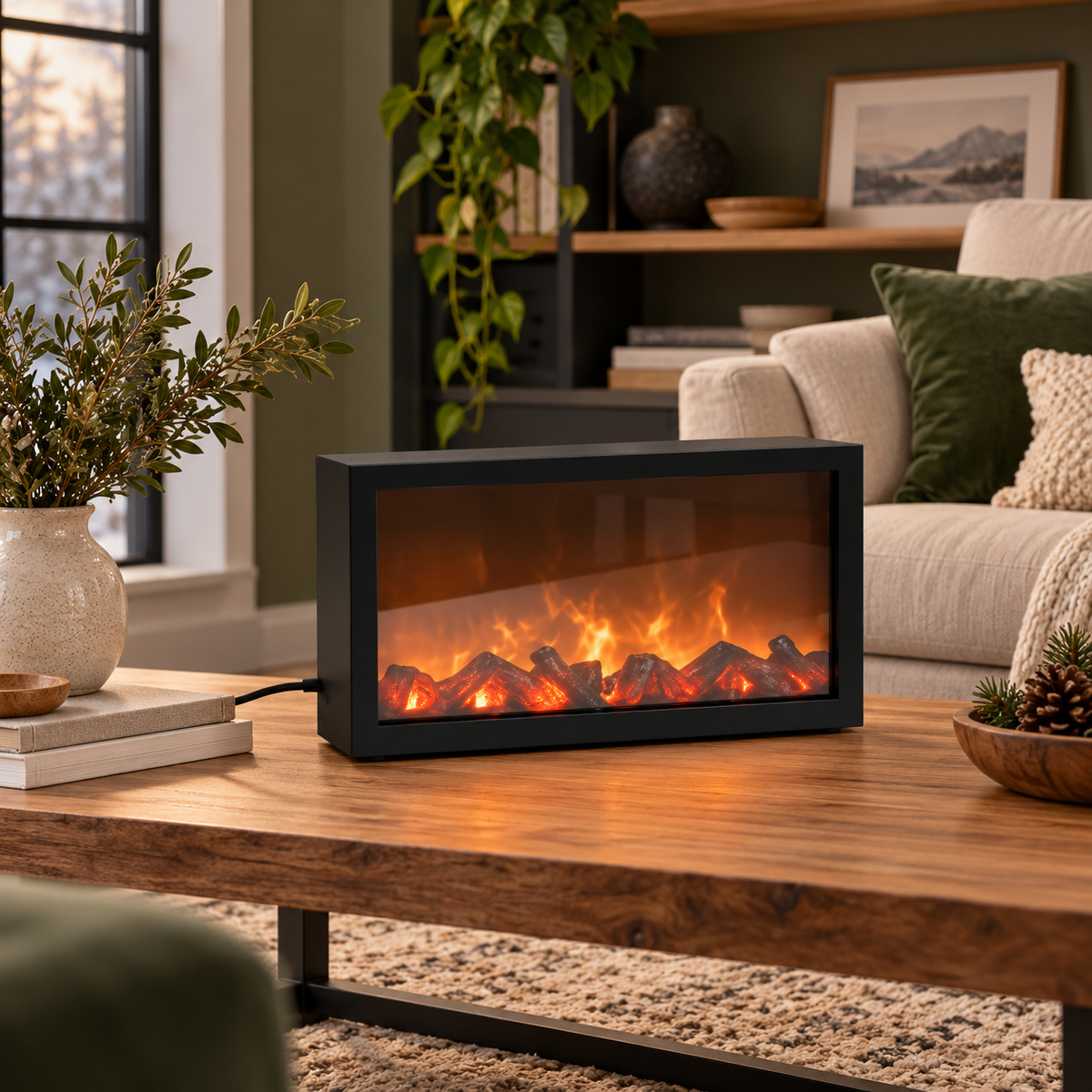 Dekorativni kamin 41*25cm 413363