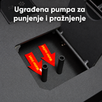 El. kamin sa vodenom parom, bez grejanja, 1000mm DK-10MC/T