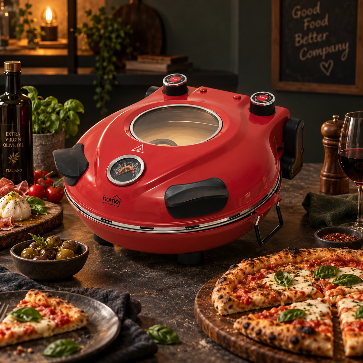 Električni pizza pekač 430°C 1200W HGPZ30