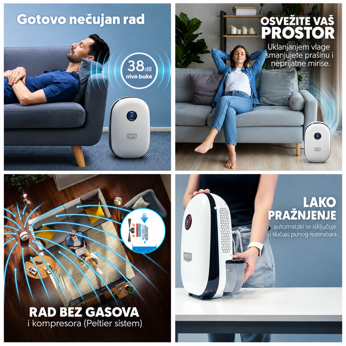 Elektronski odvlaživač vazduha 60W DHM13