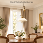 Elisett Visilica E27 1x60W bronza