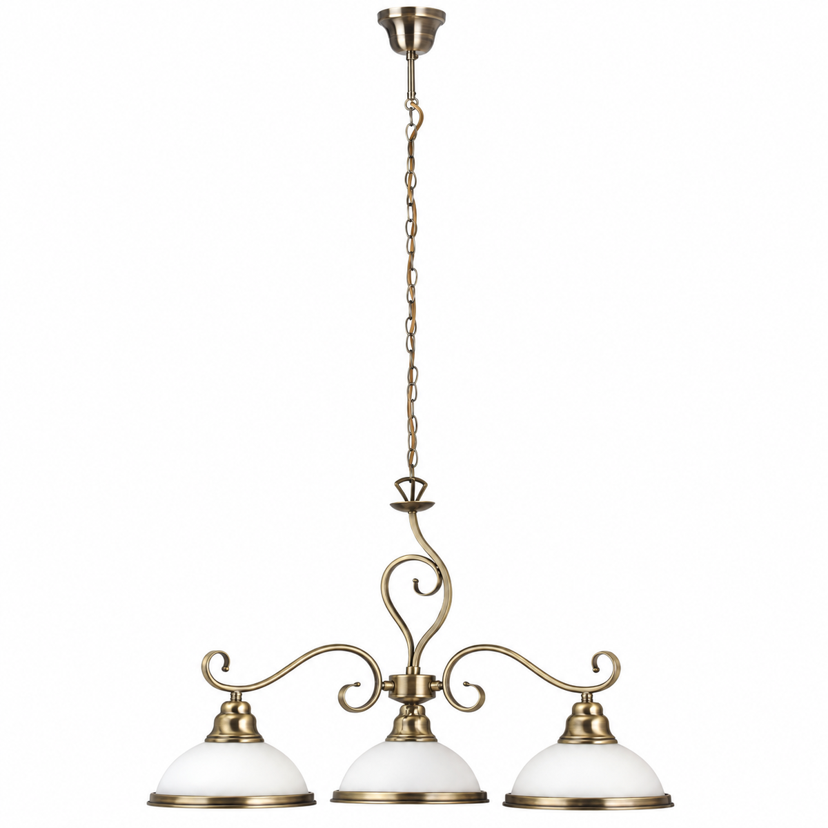 Elisett luster E27 3x60W bronza
