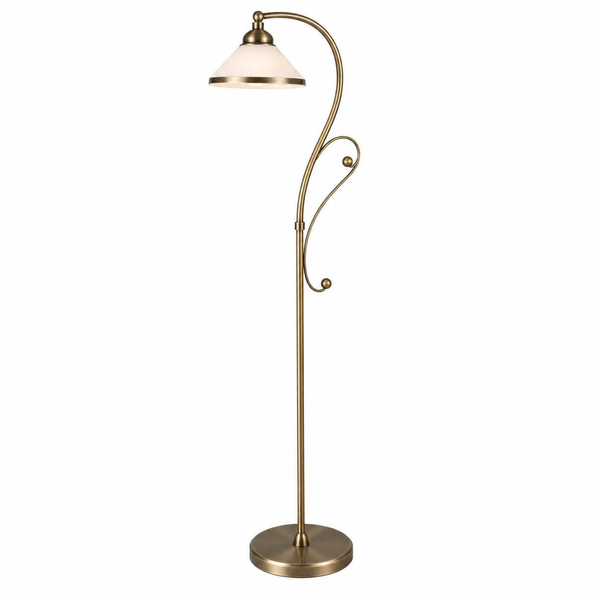 Elisett podna lampa E27 1x60W bronza