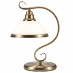 Elisett stona lampa E27 1x60W bronza