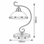 Elisett stona lampa E27 1x60W bronza