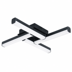 Evan plafonska kupatilska crna LED 18W 4000K