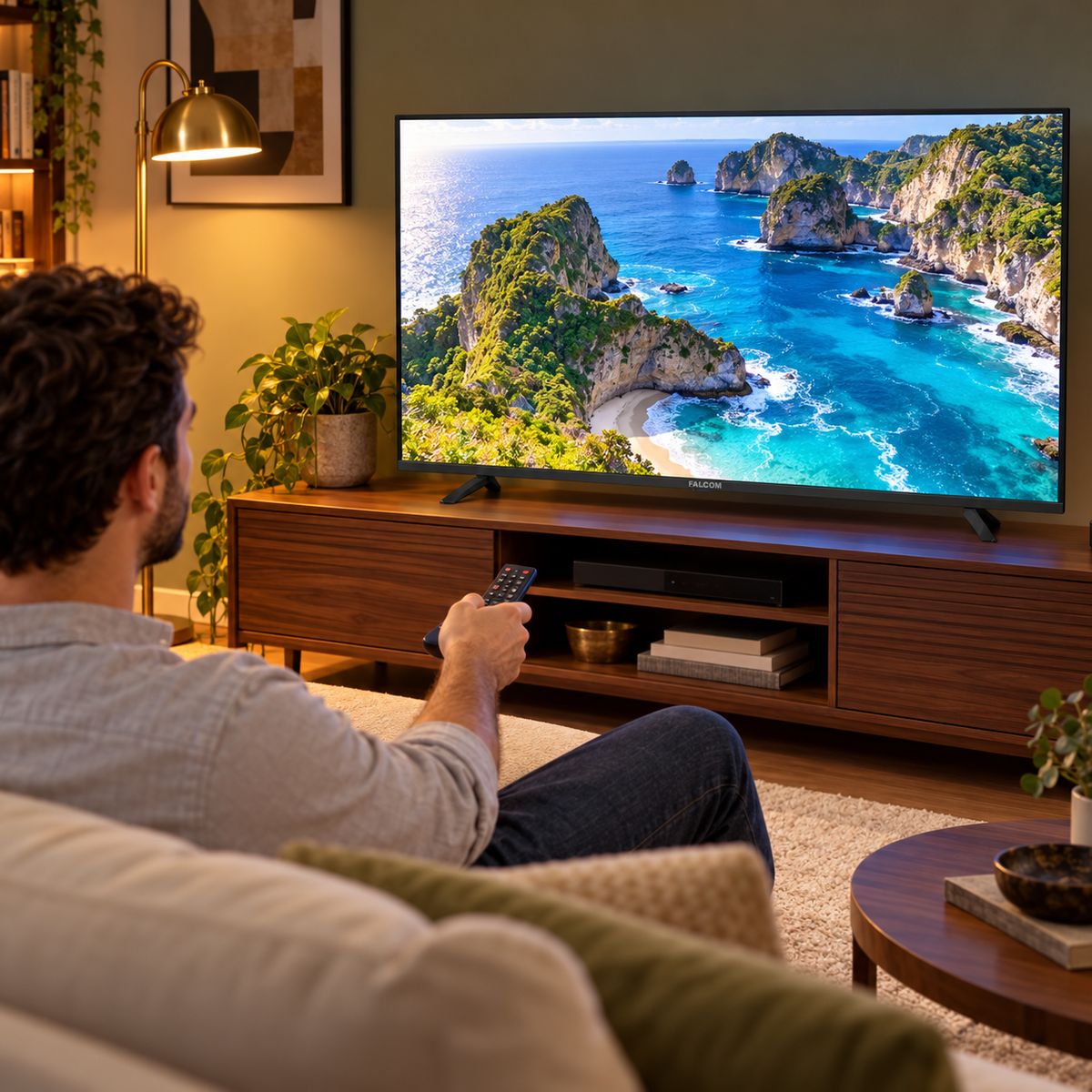 FALCOM TV-40LTF024SM WOS Televizor Smart LED TV FullHD 40", Bluetooth ,WiFi