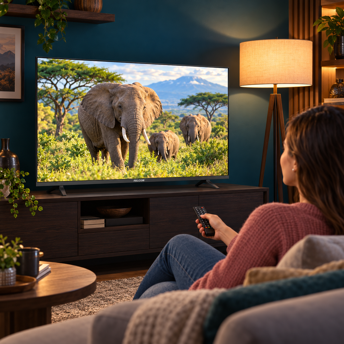 FALCOM TV-43LTF024SM WOS Televizor Smart LED TV FullHD 43", Bluetooth ,WiFi