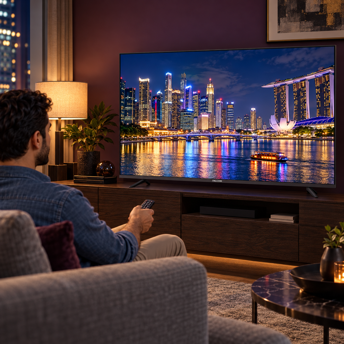 FALCOM TV-50LTF024SM WOS Televizor Smart LED TV 4K UltraHD 50"