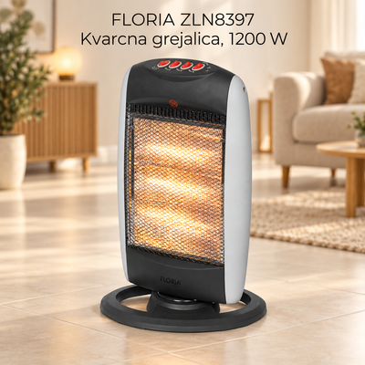 FLORIA ZLN8397 Kvarcna grejalica, 1200 W