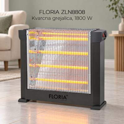 FLORIA ZLN8808 Kvarcna grejalica, 1800 W