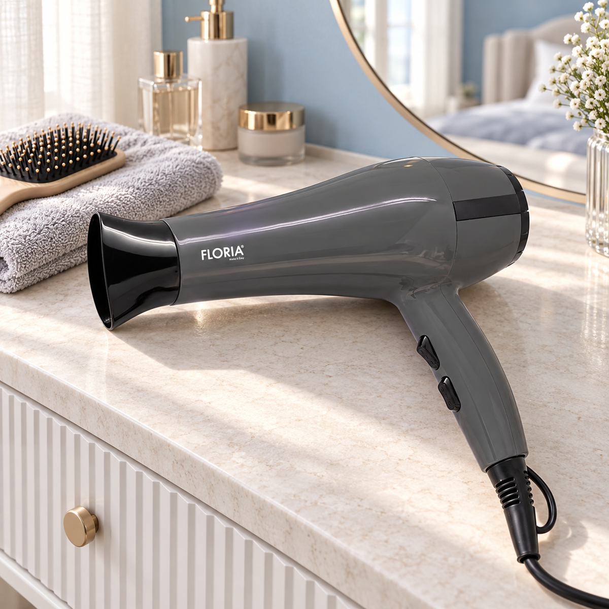 Fen za kosu, 1800 W, Sivi ZLN8986