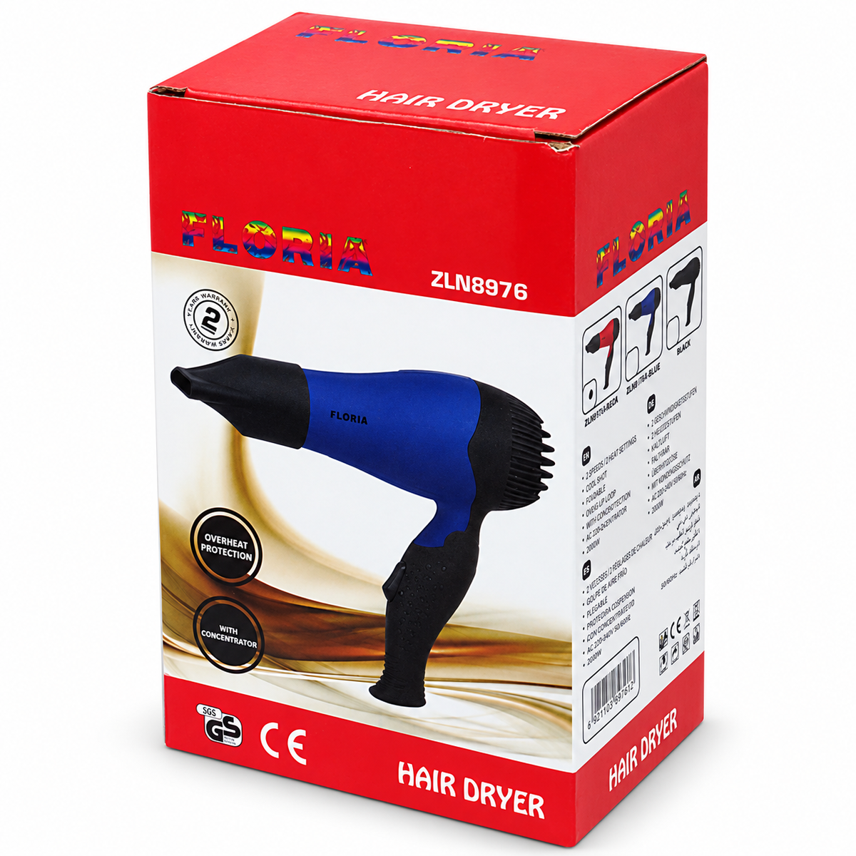Fen za kosu, 850 W, plavi ZLN8978 OLD