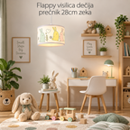 Flappy visilica dečija 1xE27 prečnik 28cm zeka