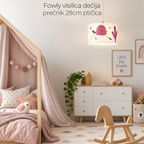 Fowly visilica dečija 1xE27 prečnik 28cm ptičica