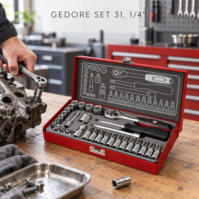 GEDORE SET 31, 1/4