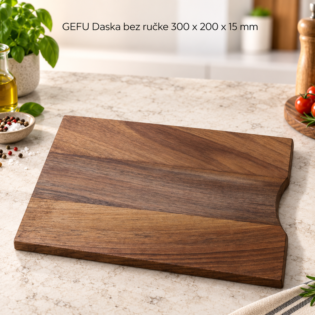 GEFU Daska bez ručke  300 x 200 x 15  mm