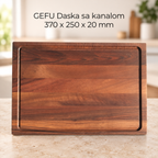 GEFU Daska sa kanalom 370 x 250 x 20mm