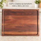 GEFU Daska sa kanalom 440 x 300 x 20mm