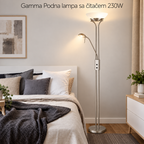 Gamma Podna lampa sa čitačem 230W 40W