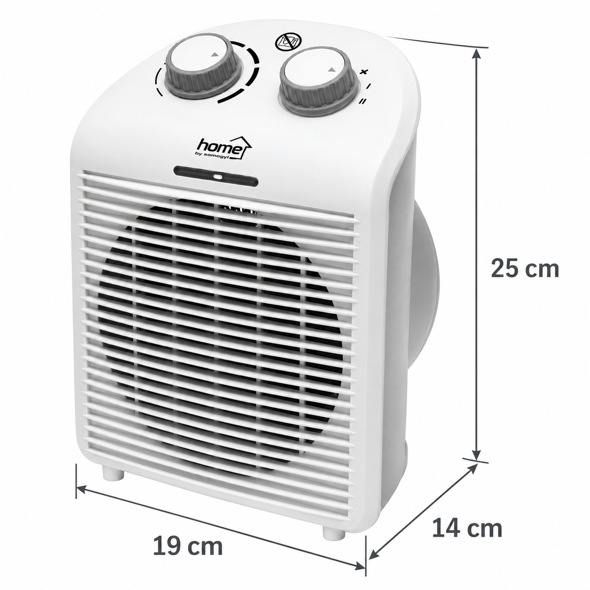 HOME FK1G Grejalica sa ventilatorom, maks. 2000 W, termostat