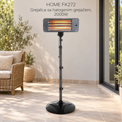 HOME FK272 Grejalica sa halogenim grejačem, 2000W
