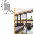 HOME FK29 Keramička grejalica sa ventilatorom