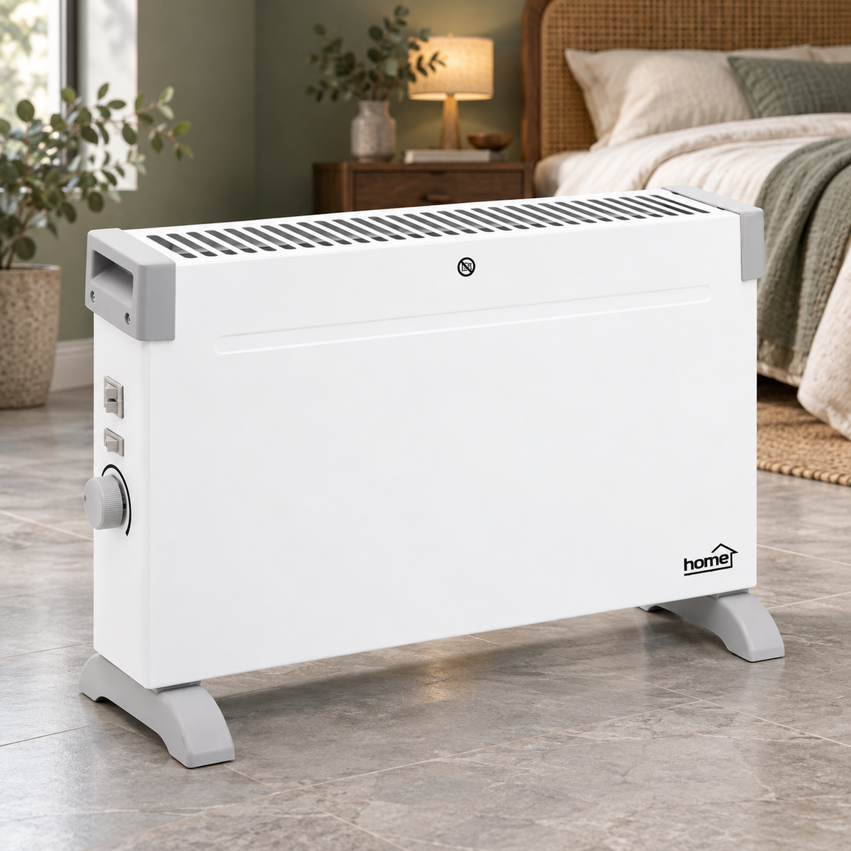 HOME FK343TURBO Grejalica konvektorska sa ventilatorom, 750/1250/2000W