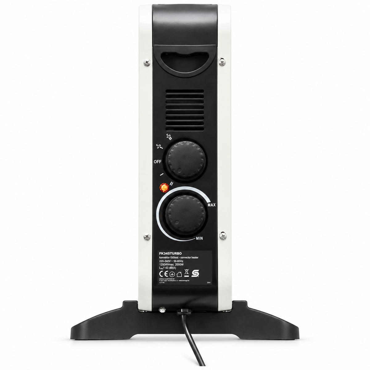 HOME FK345TURBO Konvektorska grejalica sa ventilatorom, 1250/2000W