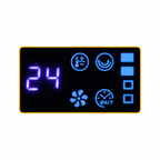HOME FKF65221 Nazidna grejalica sa ventilatorom, 2200 W, LCD displej