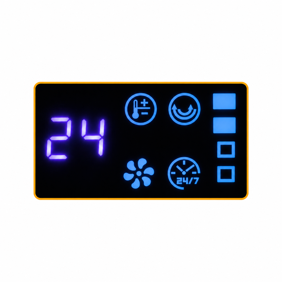 HOME FKF65221 Nazidna grejalica sa ventilatorom, 2200 W, LCD displej