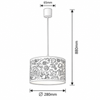 Hanka visilica E27 40W belo