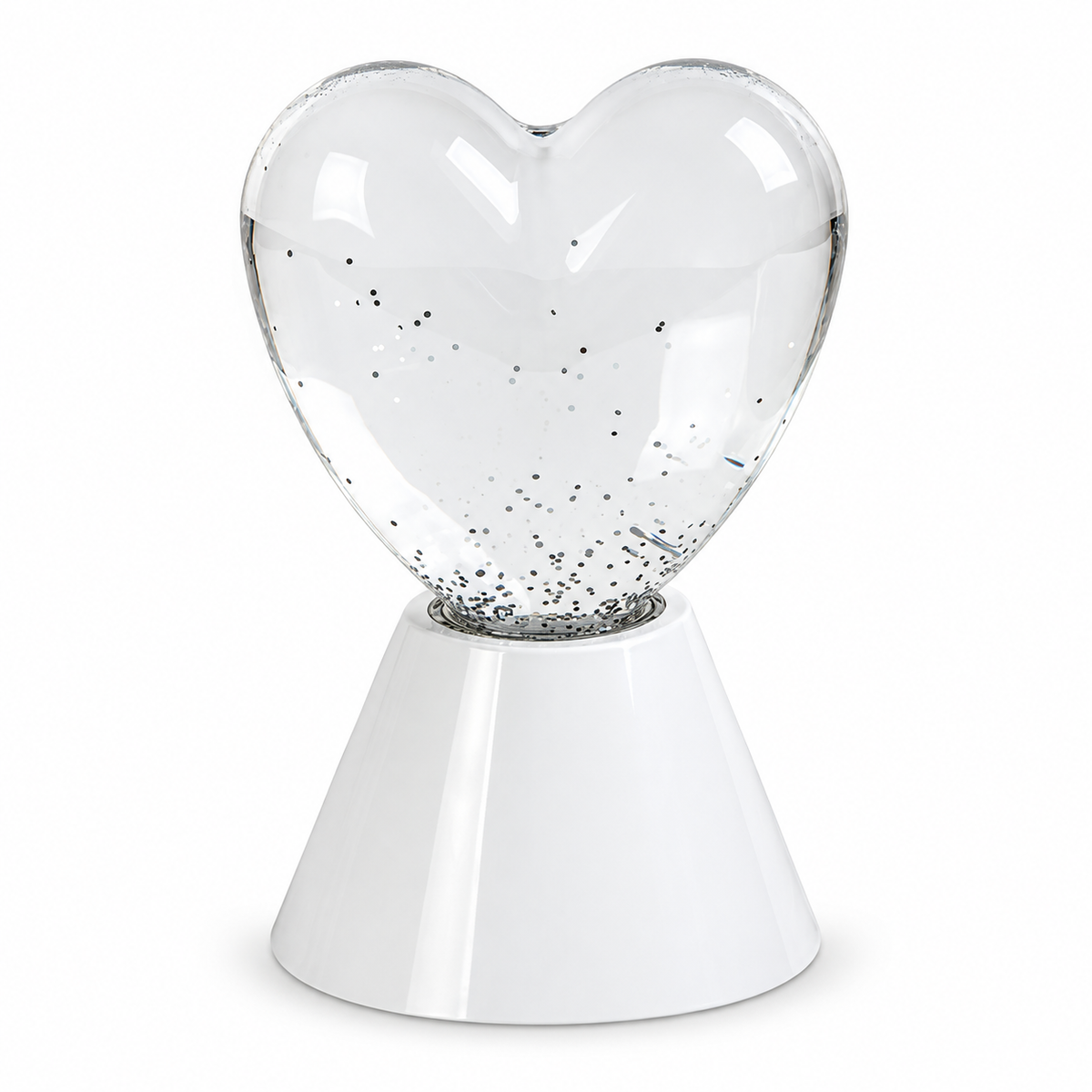 Heart gliter RGB lampa na baterije