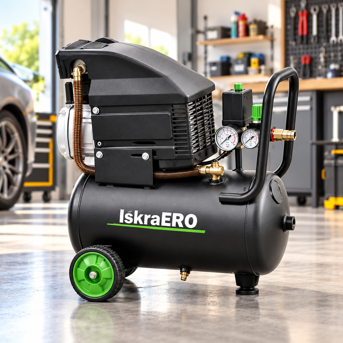 ISKRA ERO klipni kompresor 1500W 8 bara 24l IE-AC1500-24