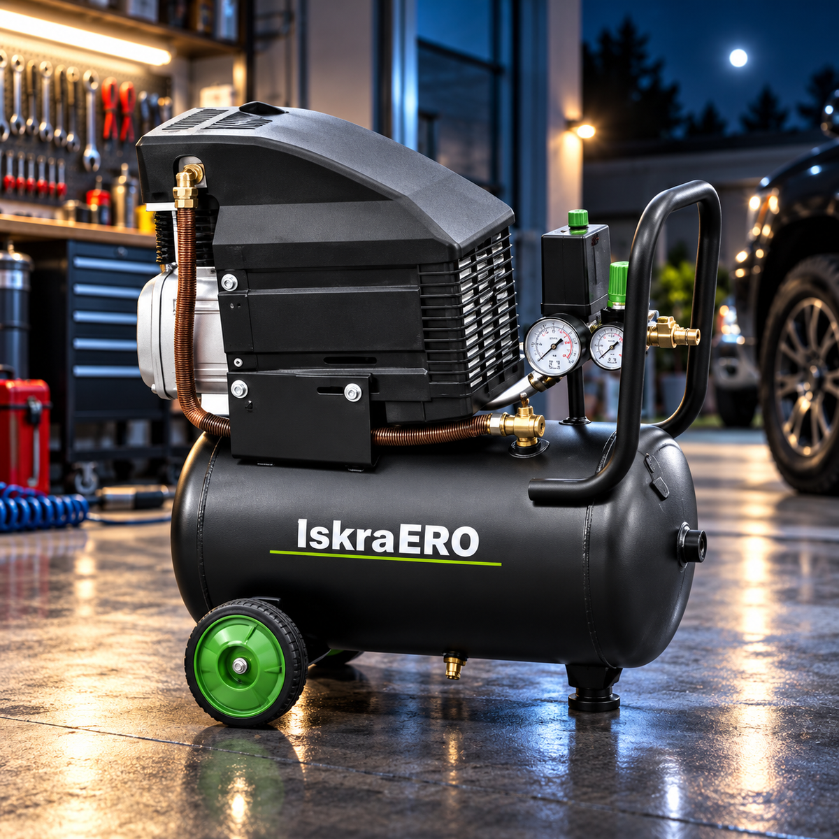ISKRA ERO klipni kompresor 1500W 8 bara 24l IE-AC1500-24