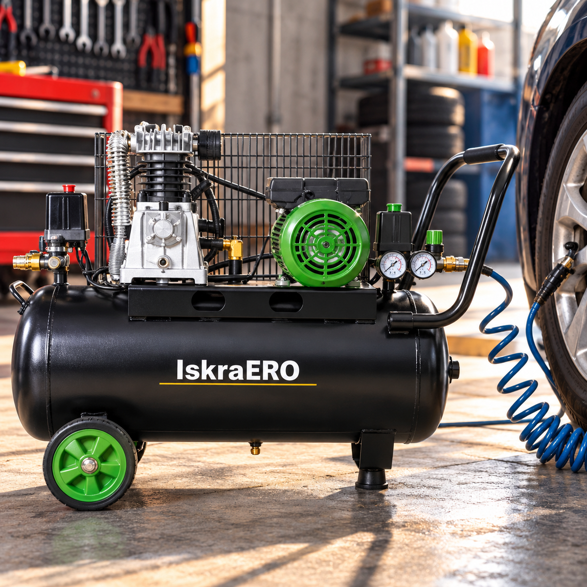 ISKRA ERO klipni kompresor 2200W 8 bara 50l IE-AC2065-50
