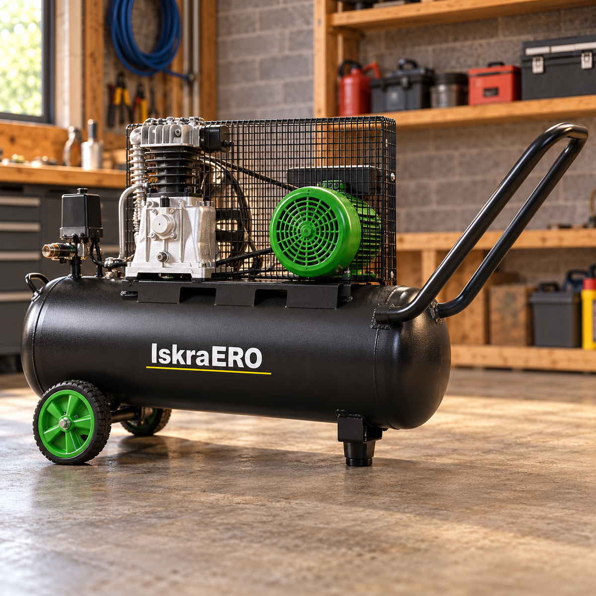 ISKRA ERO klipni kompresor 2200W 8 bara 50l IE-AC2065-50