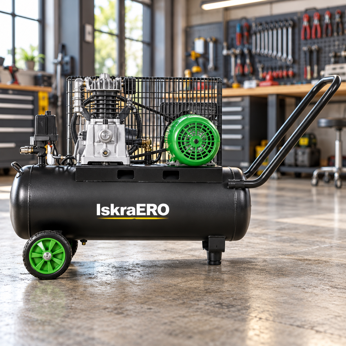ISKRA ERO klipni kompresor 2200W 8 bara 50l IE-AC2065-50