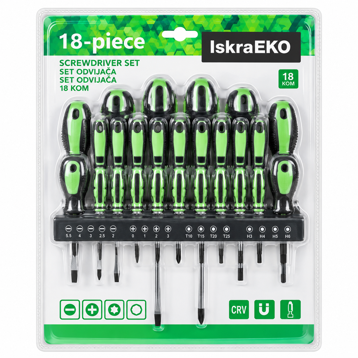 ISKRA ERO set odvijača 18 kom. HTS-18