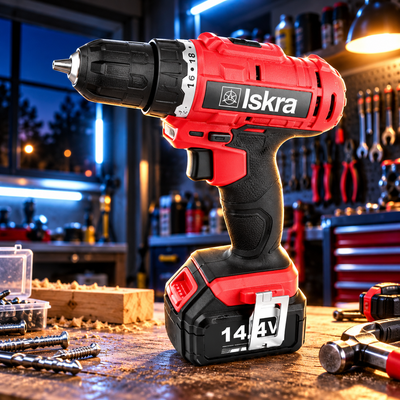 ISKRA akumulatorska bušilica 14.4V ML-CD92-144