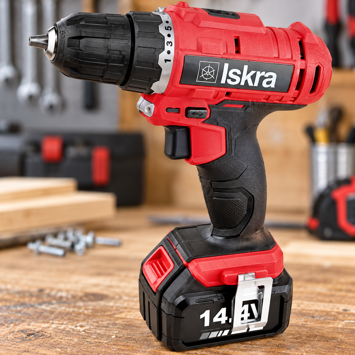 ISKRA akumulatorska bušilica 14.4V ML-CD92-144