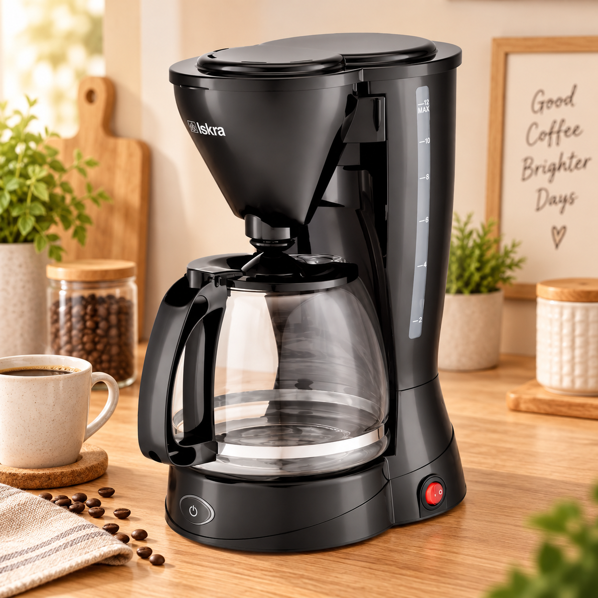 ISKRA aparat za kafu 1.5l CM-123A