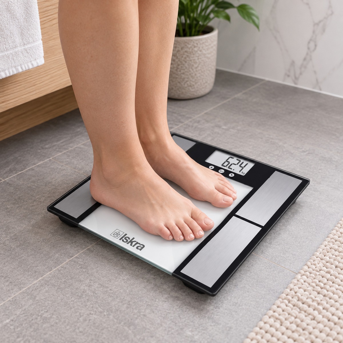 ISKRA dijag. BT vaga za merenje telesne težine GBF1531D-BLE