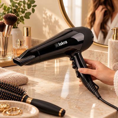 ISKRA fen za kosu 2200W RH-1827M-5/BK