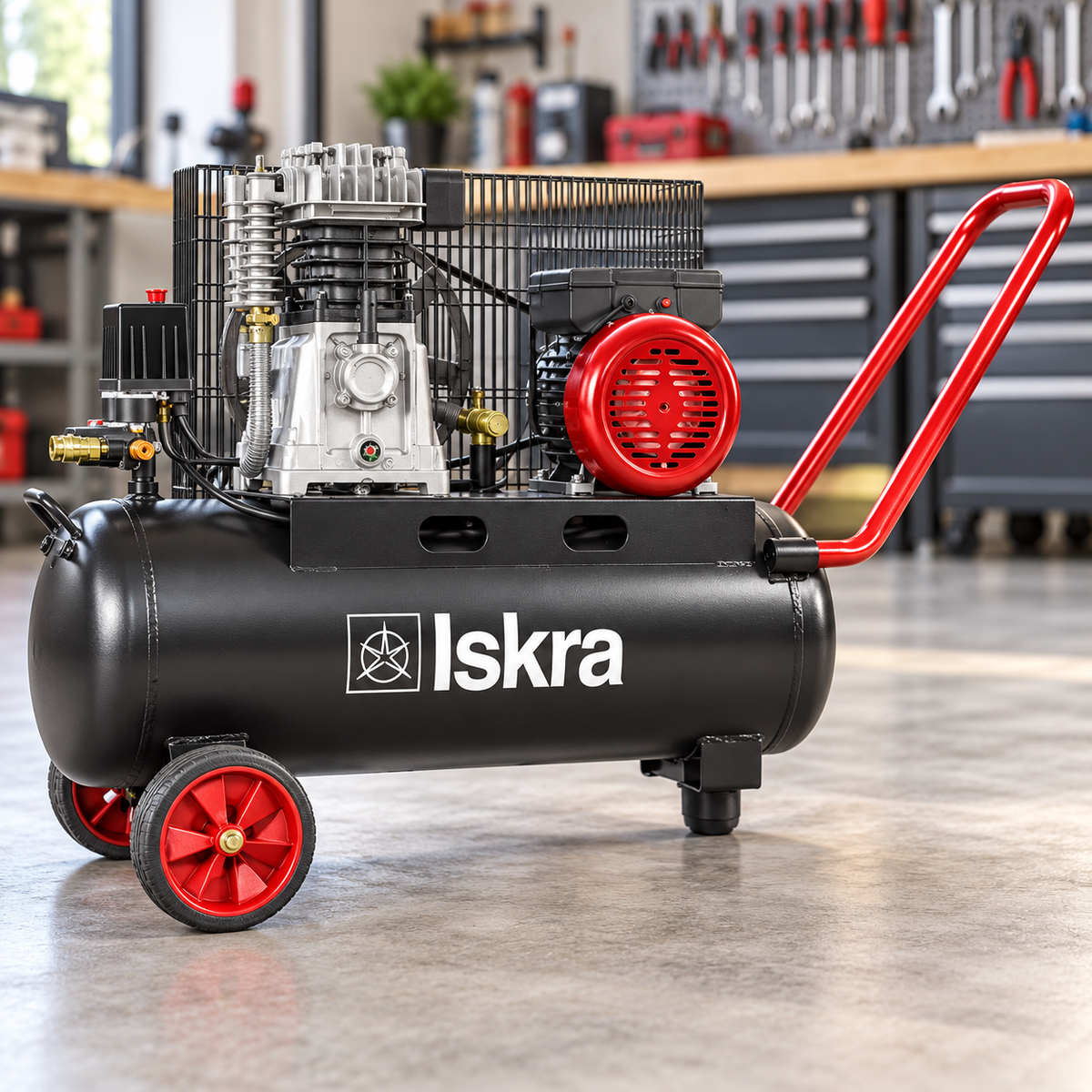 ISKRA klipni kompresor 2200W 8 bara 50l MB2065/50L