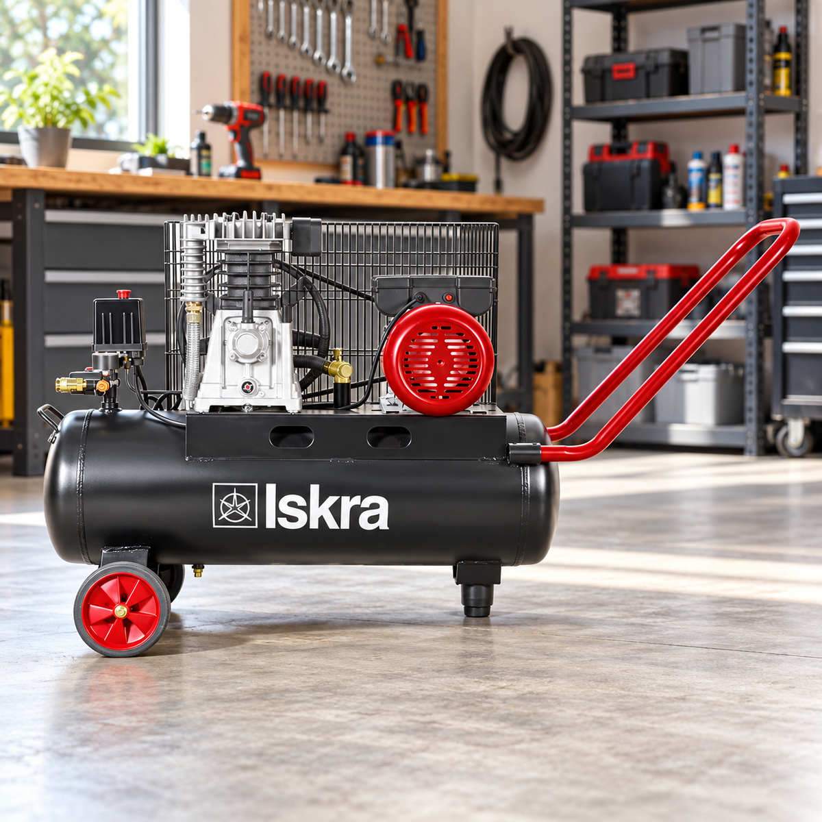ISKRA klipni kompresor 2200W 8 bara 50l MB2065/50L