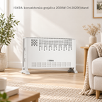 ISKRA konvektorska grejalica 2000W CH-2020F/stand