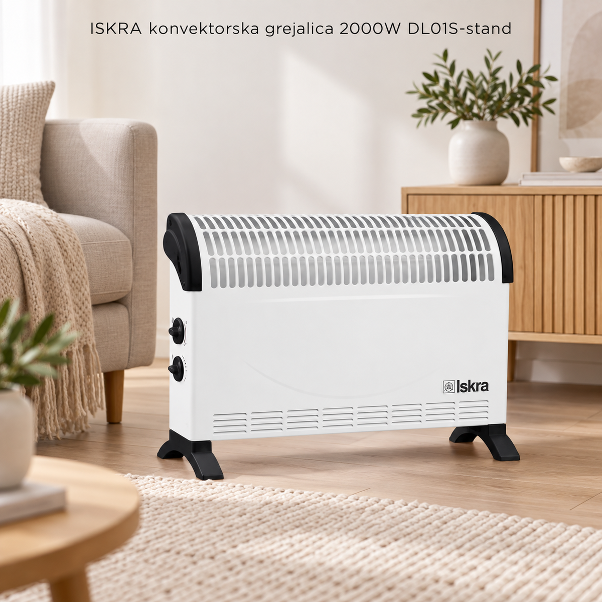 ISKRA konvektorska grejalica 2000W DL01S-stand